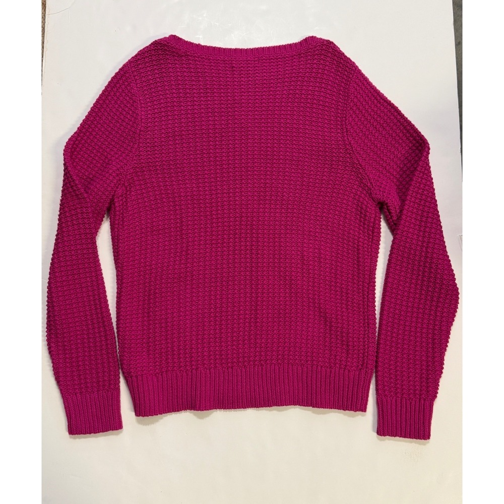 Lauren Ralph Lauren Pink Cable Knit Sweater XL NWT 209531457003 Cotton Blend - Picture 4 of 8